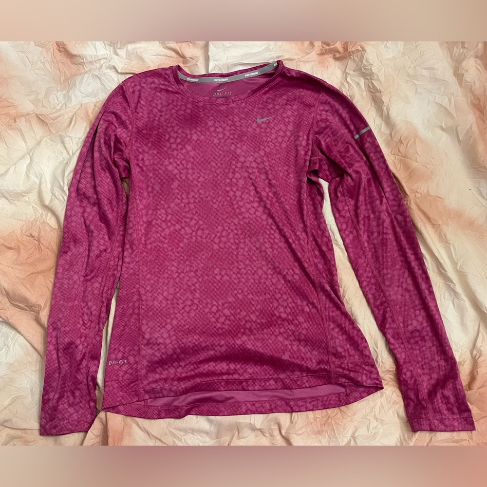 Purple Nike dri-fit long sleeve